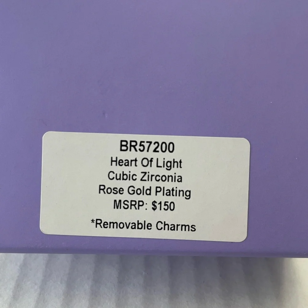 Bomb Party - 2026 Charmelier Bracelet - Heart of Light - BR57200 NIB - Picture 2 of 3